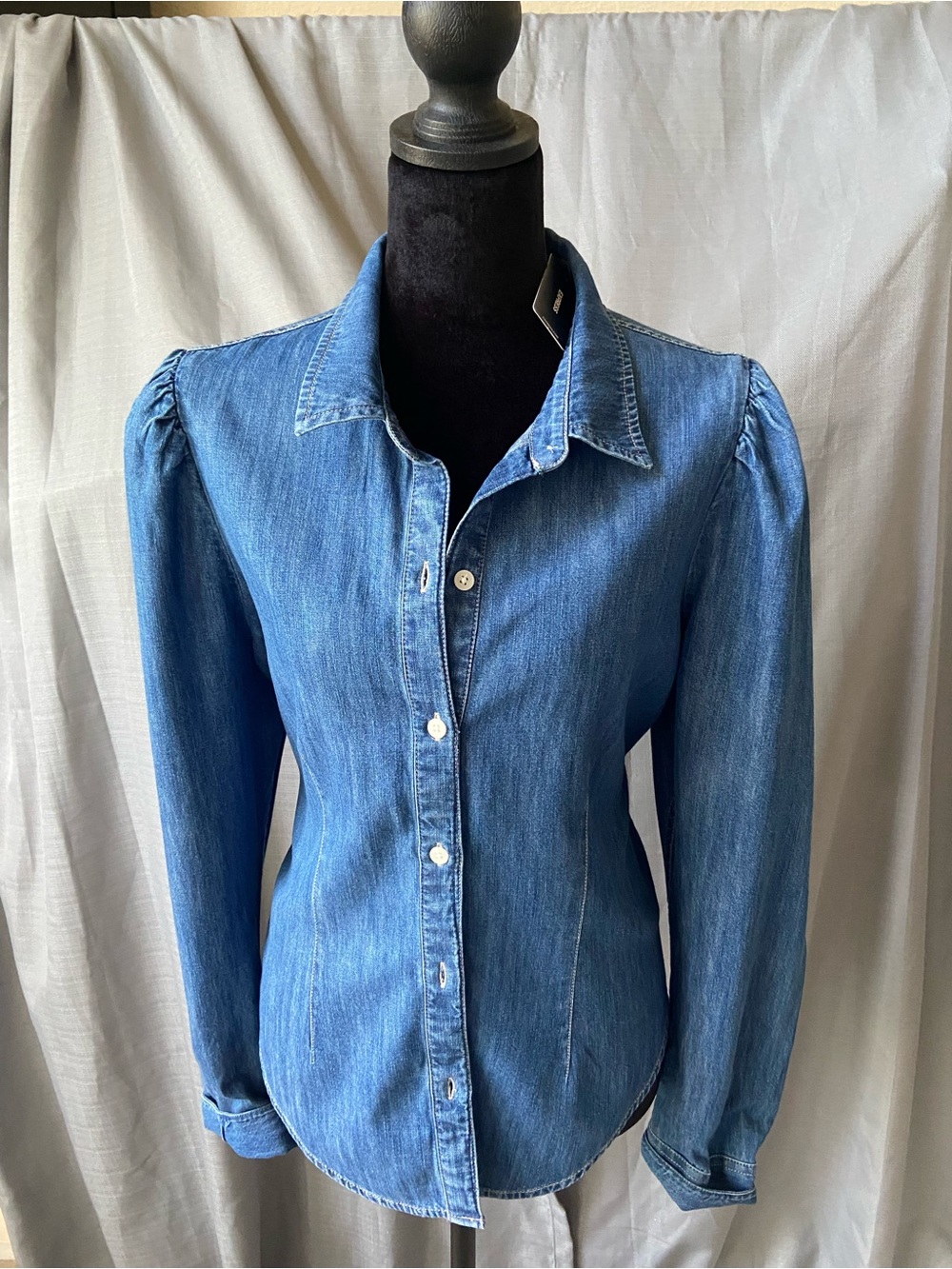 Express Classic Denim Women’s Shirt Size Large